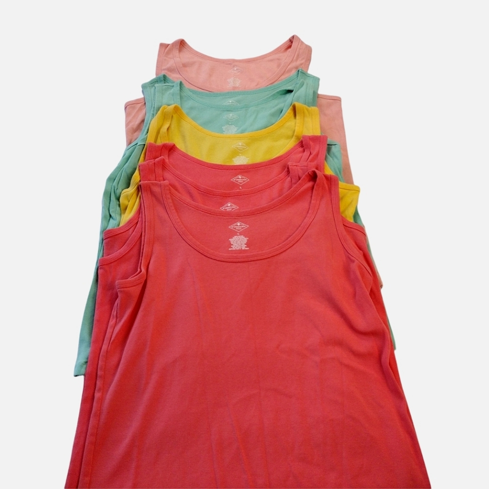 New St. John's Bay Women's Large Tank Tops Cotton